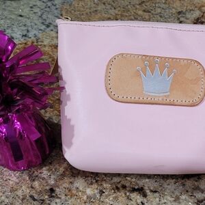 Pink ZTA Crown John HART Makeup Bag